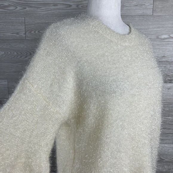 Do + Be Sparkle Balloon Sleeve Sweater Size S - Picture 5 of 11